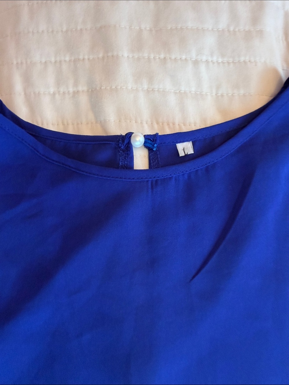 Blue Ruffle Sleeve Dress - Picture 3 of 5